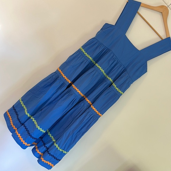 Anthropologie Dresses & Skirts - Anthropologie Blue Dress with Ric Ric Trim